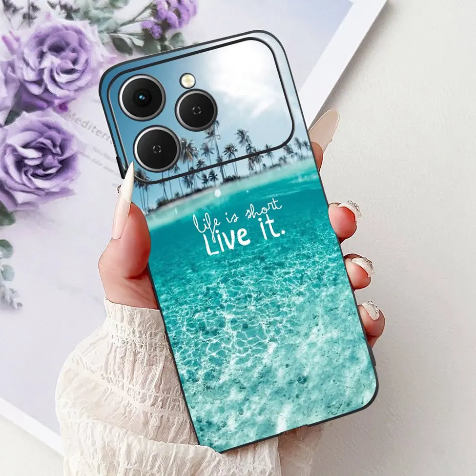 For Tecno Spark 40 Cover Case Luxury Fashion Butterfly Love Cute Cool Painted Back Cover For Techno Spark 40 Phone Case Silicone