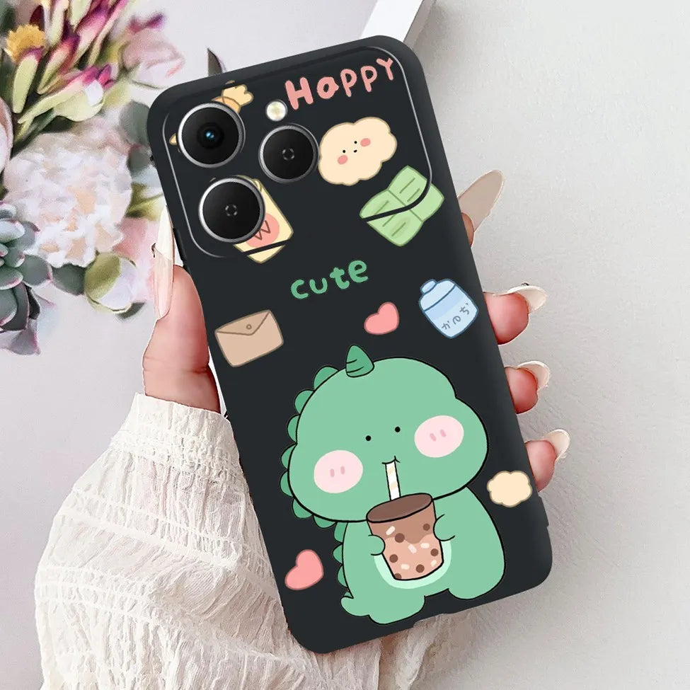 For Tecno Spark 40 Cover Case Luxury Fashion Butterfly Love Cute Cool Painted Back Cover For Techno Spark 40 Phone Case Silicone