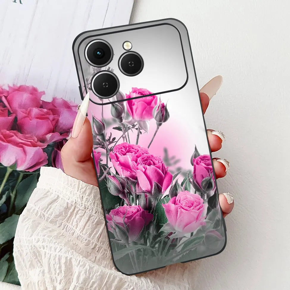 For Tecno Spark 40 Cover Case Luxury Fashion Butterfly Love Cute Cool Painted Back Cover For Techno Spark 40 Phone Case Silicone