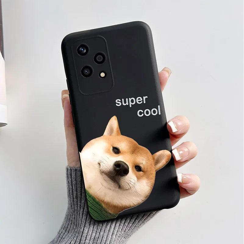For Honor 200 Lite Case 2024 Cute Cat Cartoon Puppy Dog Bumper Silicone Soft TPU Cover For Honor 200 Lite 200Lite 5G Phone Cases