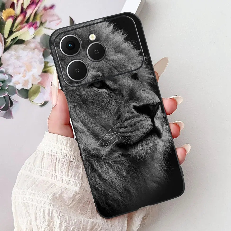 For Tecno Spark 40 Cover Case Luxury Fashion Butterfly Love Cute Cool Painted Back Cover For Techno Spark 40 Phone Case Silicone