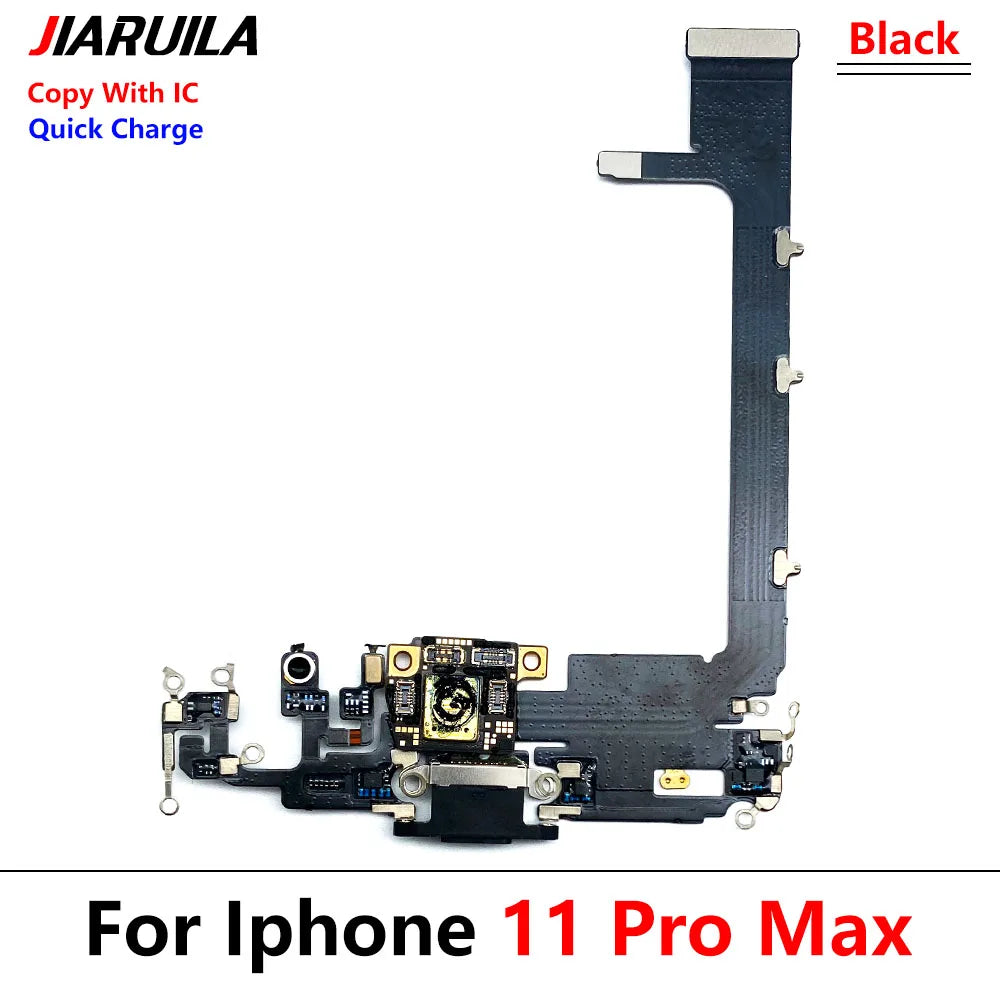 Charging Flex For Iphone 11 Pro / For IPhone 11 Pro Max USB Charger Port Dock Connector Plug With IC Board Ribbon Cable Replace