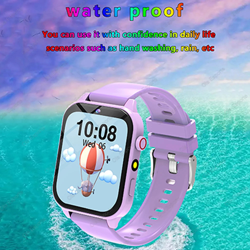 2025 New Smart Watch Kids 1.83 Inch Display 18 Games Sleep Monitor Camera Alarm Clock Children Kids Smartwatch Boys Girls Gifts