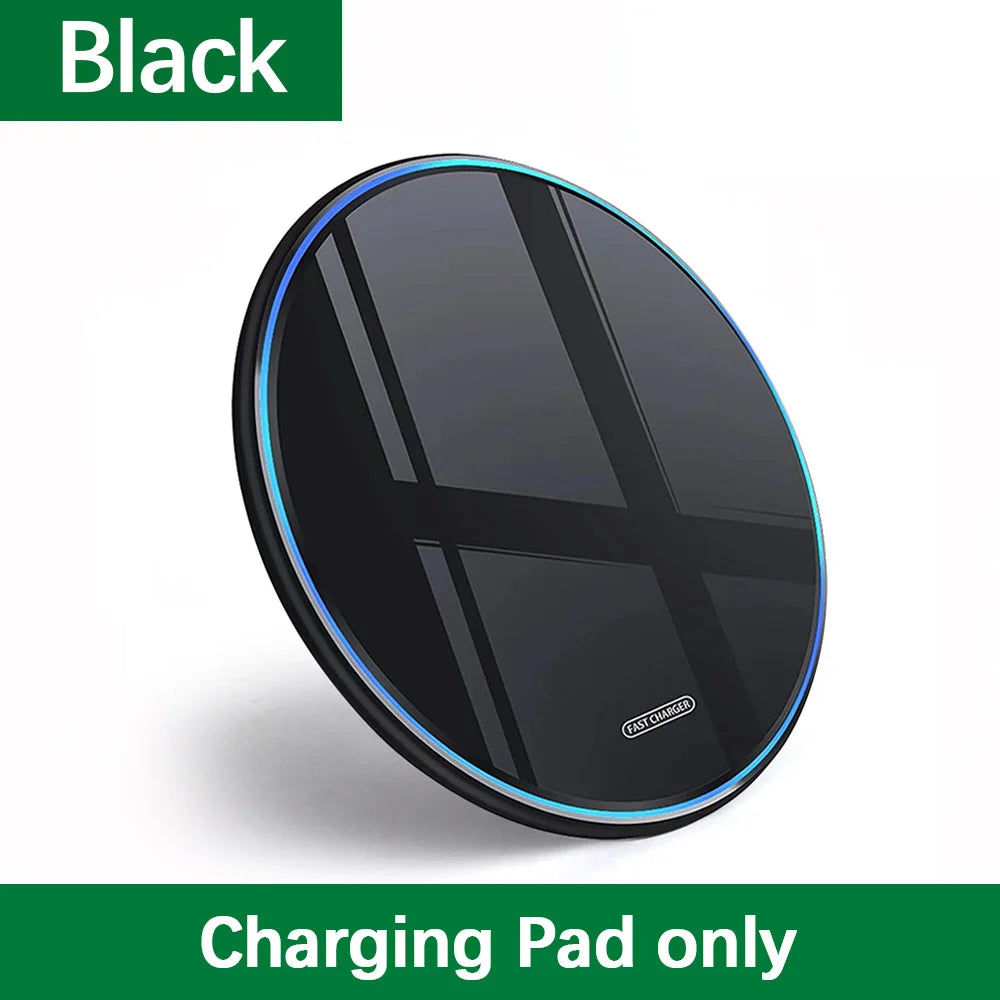 30W Wireless Charger for iPhone 15 14 13 12Samsung Xiaomi Phone Chargers Induction Fast Charging Dock Station