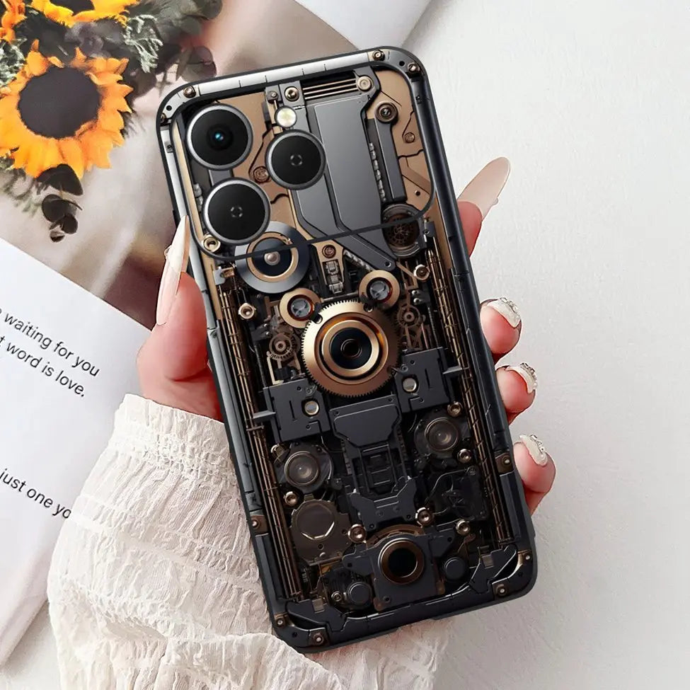 For Tecno Spark 40 Cover Case Luxury Fashion Butterfly Love Cute Cool Painted Back Cover For Techno Spark 40 Phone Case Silicone