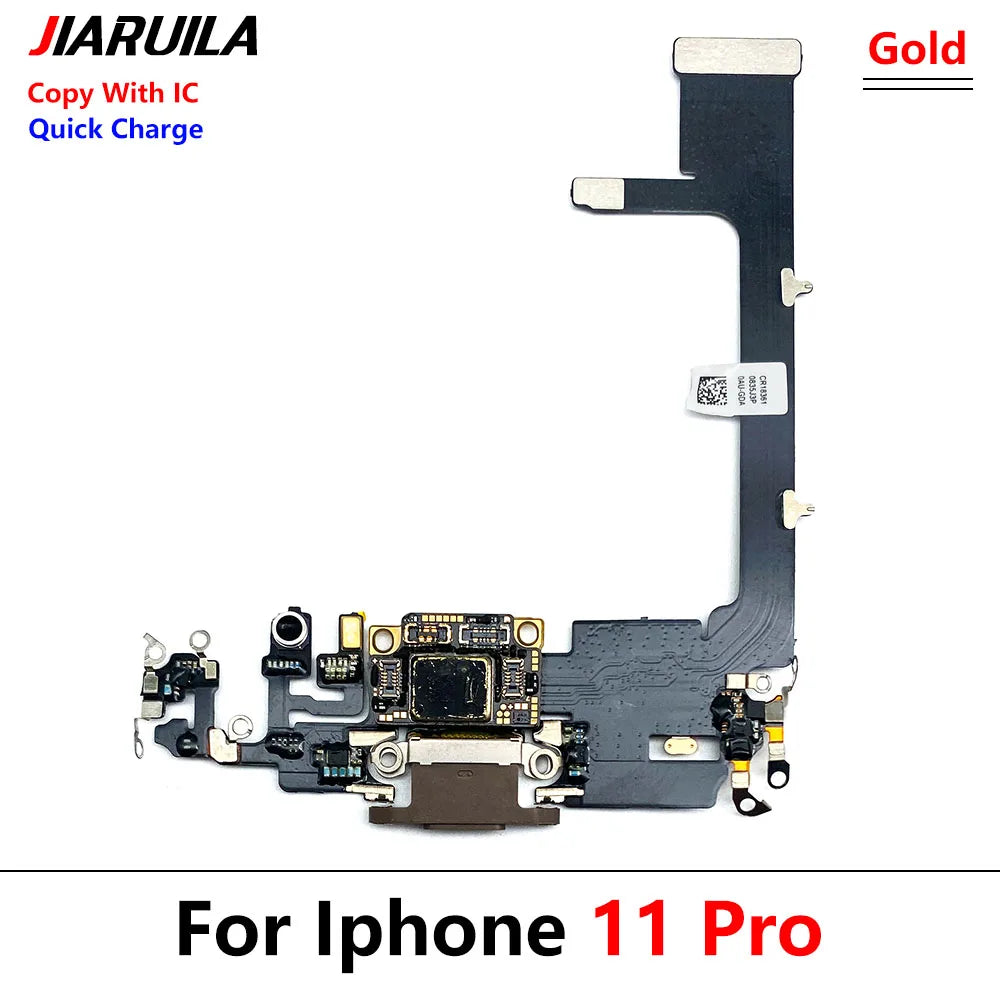 Charging Flex For Iphone 11 Pro / For IPhone 11 Pro Max USB Charger Port Dock Connector Plug With IC Board Ribbon Cable Replace
