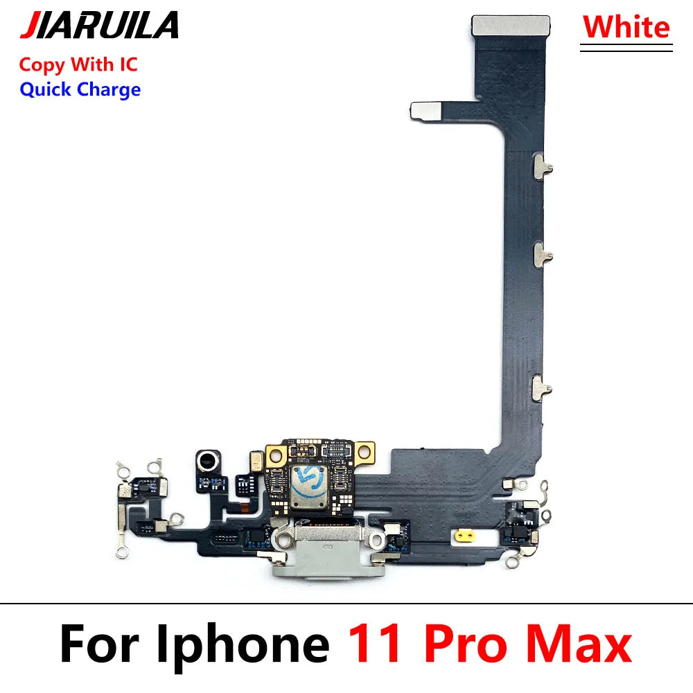 Charging Flex For Iphone 11 Pro / For IPhone 11 Pro Max USB Charger Port Dock Connector Plug With IC Board Ribbon Cable Replace