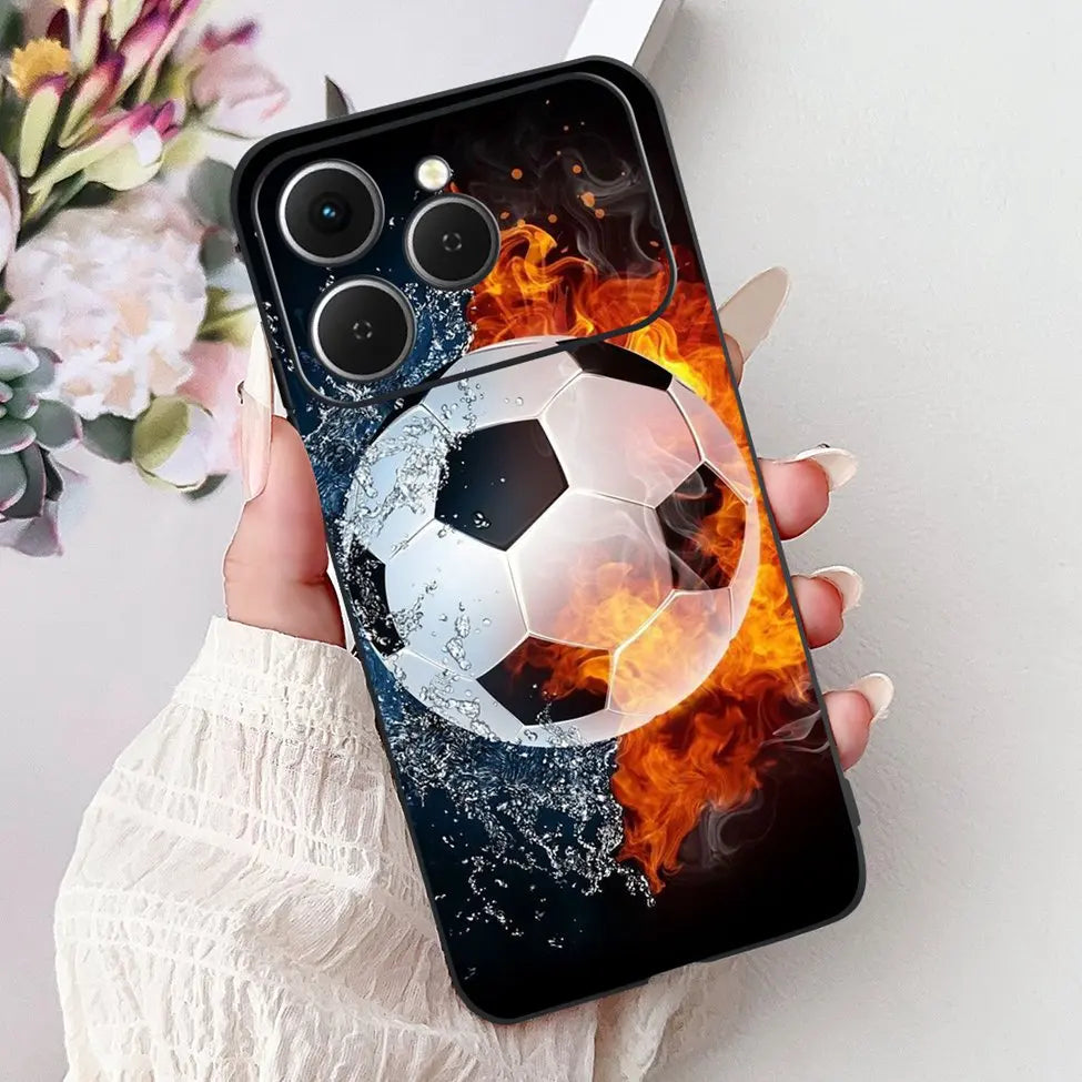 For Tecno Spark 40 Cover Case Luxury Fashion Butterfly Love Cute Cool Painted Back Cover For Techno Spark 40 Phone Case Silicone